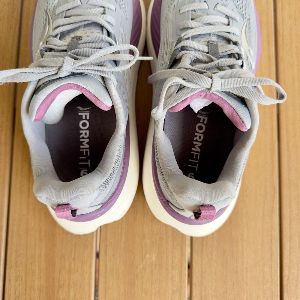 Saucony Hurricane 24 Women’s 9 Flint Viola Gray Purple Running Shoes S10933-240 - Picture 5 of 10
